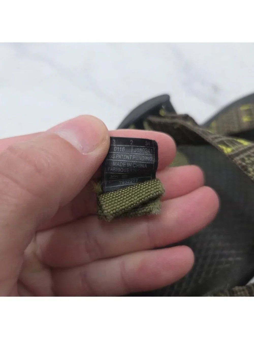 Chaco Z1 Ecotread Green Hiking Sandlas Canvas Straps Waterproof Youth 3